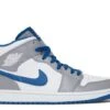 Air Jordan 1 Mid 'Cement True Blue' -Sneaker Haven Shop 1 296