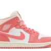 Wmns Air Jordan 1 Mid 'Strawberries And Cream' -Sneaker Haven Shop 1 593
