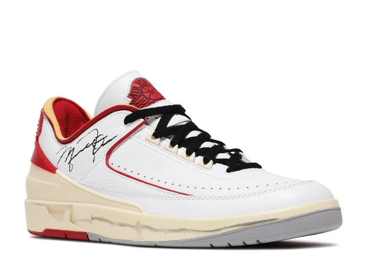 Off-White X Air Jordan 2 Retro Low SP 'White Varsity Red' 4 Off-White X Air Jordan 2 Retro Low SP 'White Varsity Red' - Image 2