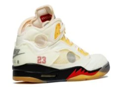 Off-White X Air Jordan 5 SP 'Sail' -Sneaker Haven Shop 3 193