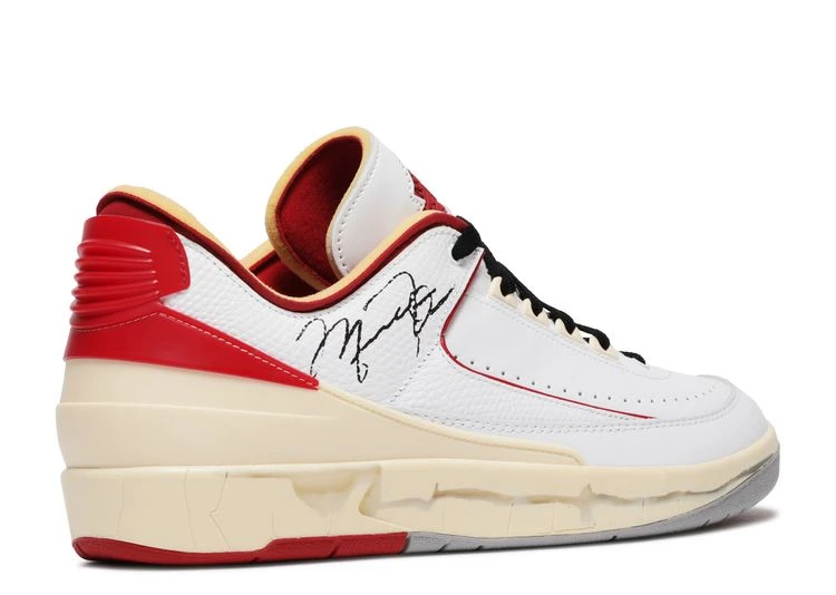 Off-White X Air Jordan 2 Retro Low SP 'White Varsity Red' 5 Off-White X Air Jordan 2 Retro Low SP 'White Varsity Red' - Image 3
