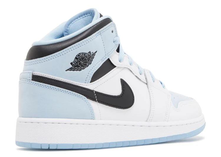 Air Jordan 1 Mid SE GS 'White Ice Blue' 5 Air Jordan 1 Mid SE GS 'White Ice Blue' - Image 3