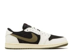 Travis Scott X Wmns Air Jordan 1 Retro Low OG 'Olive' -Sneaker Haven Shop 7 13